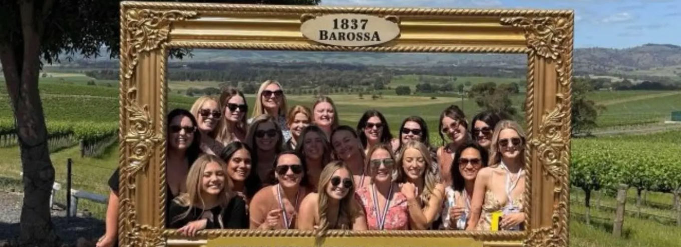Tourists at 1837 Barossa